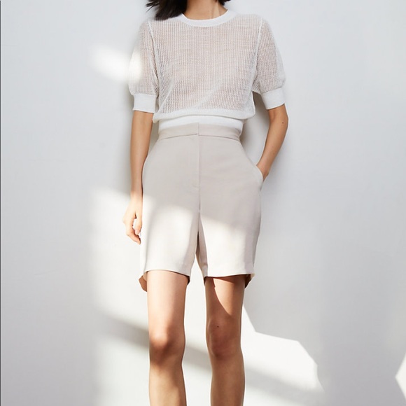 Babaton Lucida knit sweater top in olive leaf green NWT - Picture 2 of 9